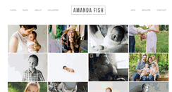 Desktop Screenshot of amandafishphotography.com